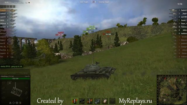 WOT: Westfeld - Type 59 - 2 frags смотреть онлайн