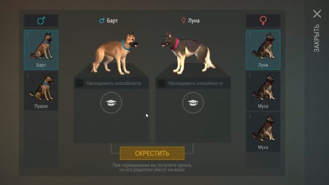 Мои первые щенки выросли! Скрещиваем породы, выводим новые навыки собак! Last day on earth survival смотреть онлайн