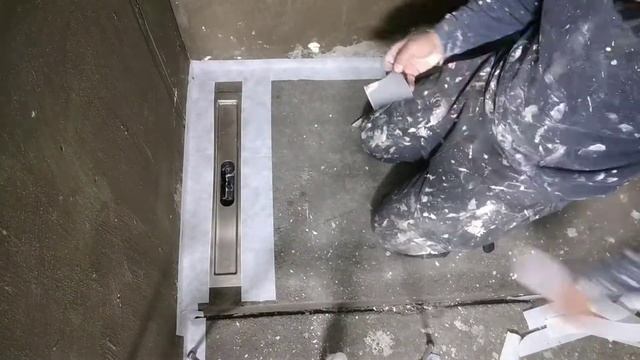 Hidroizolație Baie ISOMAT....Aplicare Bandă Si Aplicare Material