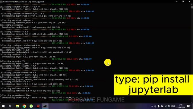 How to download & install python || jupyter lab open in commend смотреть онлайн