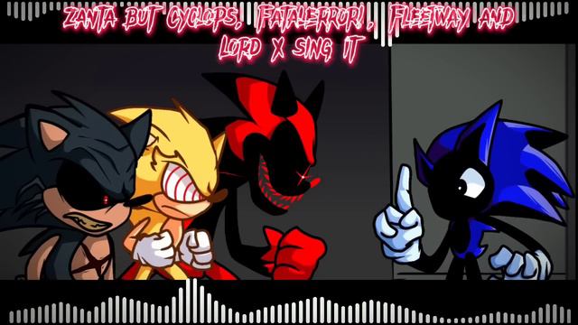 ShapeShifter (Zanta Remix/Christered but Cyclops, FatalError, Fleetway and LordX sing it)(FNF Cover смотреть онлайн