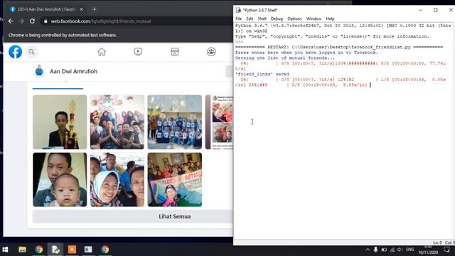 crawler scrap facebook friendlist network dengan python смотреть онлайн