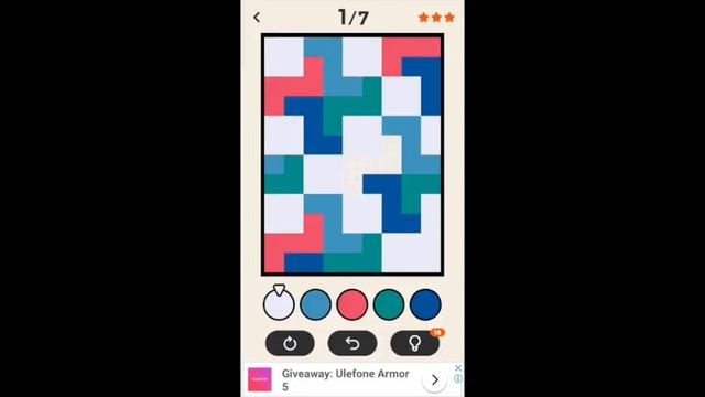 ERASE - coloring puzzle game. HARD. Stages 1 - 40. 3 Stars Walkthrough. смотреть онлайн