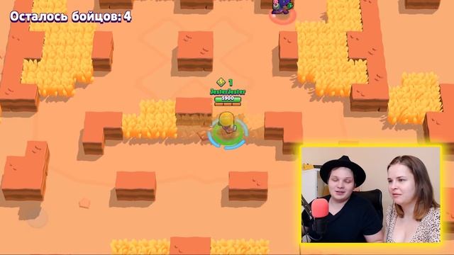 КАК ЭТО ВОЗМОЖНО? ДЕВУШКА-НУБ ПЕРВЫЙ РАЗ ИГРАЕТ НА НОВОМ БРАВЛЕРЕ В BRAWL STARS смотреть онлайн