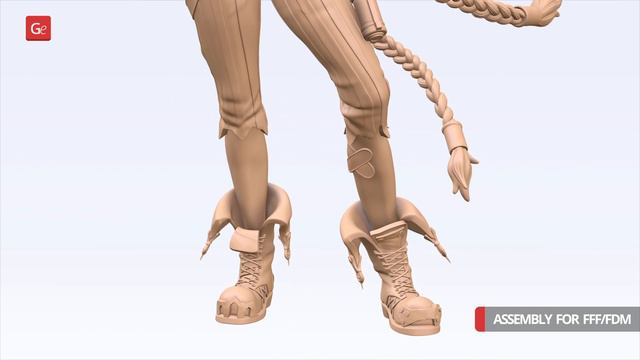 Jinx 3D Printing Figurine | Assembly by Gambody смотреть онлайн