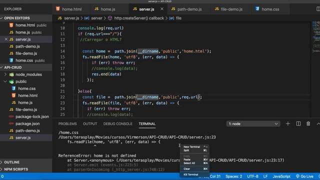 #6 NodeJS - Servindo Client com JSON e HTML смотреть онлайн