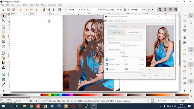 Convert Image into Vector Using Inkscape смотреть онлайн