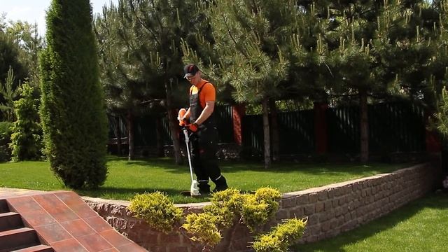 Коса STIHL FSA 57, видеообзор смотреть онлайн