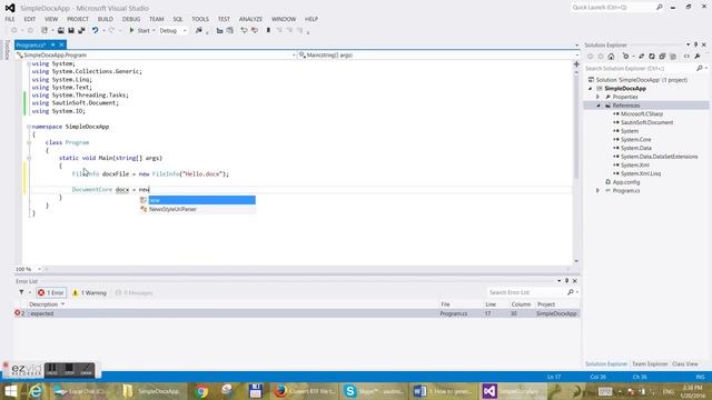 Как программно создать DOCX документ на языке C# и платформе .NET смотреть онлайн