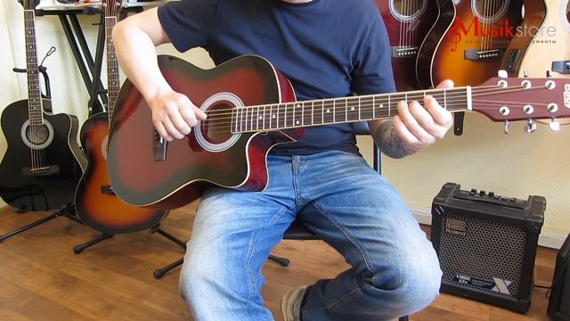 Гитара для начинающего! Лучшие бюджетные акустические гитары Euphony от Мьюзик-Стор | musik-store.r смотреть онлайн