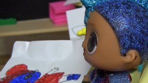 КУКЛЫ ЛОЛ СЮРПРИЗ ТРИ МАРКЕРА ЧЕЛЛЕНДЖ на уроке рисования! #Мультик с куклами #ЛОЛ #новые серии