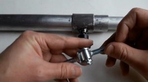 Телескопическая нога фидерного стула, кресла своими руками