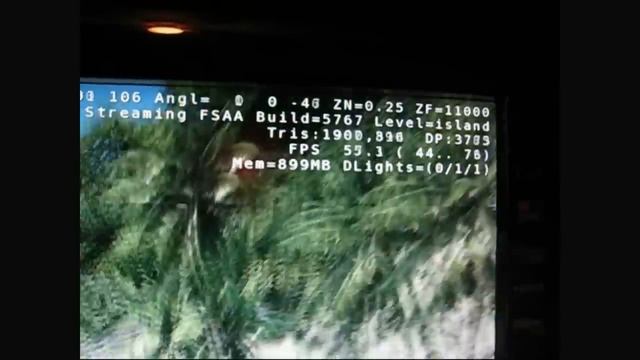 Crysis Benchmark 1920x1080 V-High 16xQ, 3 GTX 280 смотреть онлайн
