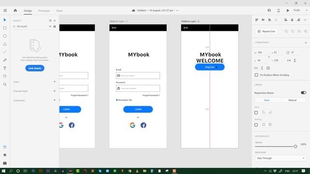 Adobe XD | Animating Our First Application UI | Malayalam | Login Page | PART 2 смотреть онлайн