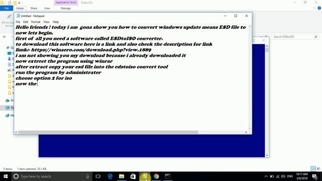 How To Convert ESD File To Windows Install Media ISO File Using ESDto ISO Commandline Uitility.