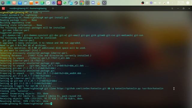 using Katoolin to install kali linux tools смотреть онлайн