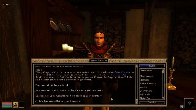 Morrowind Roleplay Pt1. : Meet Bran'dar. Khajit Bard. (Morrowind Overhaul 3.0)