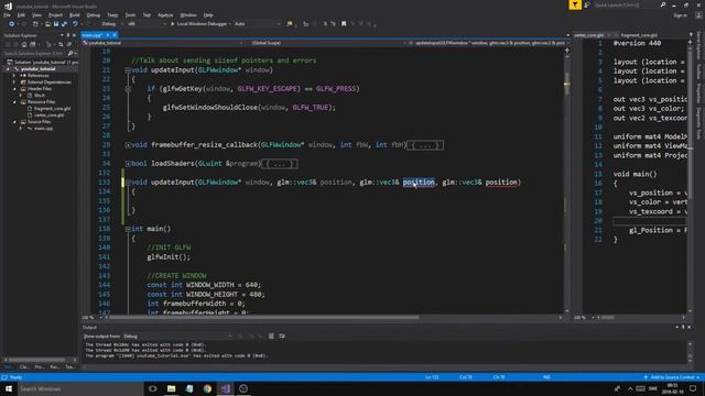 OpenGL/C++ 3D Tutorial 18 - Keyboard input for movement (Errors explained) смотреть онлайн