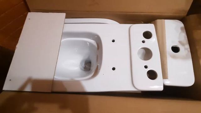 Распаковка — Унитаз напольный Керамин Бари R Геберит смотреть онлайн