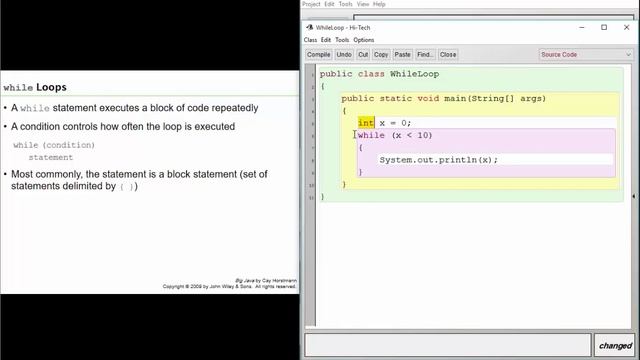 Big java 6.1.1: while Loops part1 смотреть онлайн