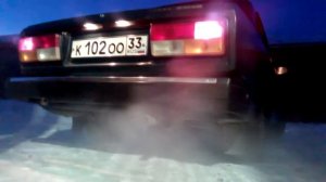 Звук выхлопа СТТ ваз 2107 инжектор