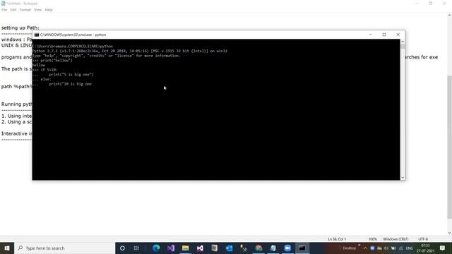 Python Environment setup смотреть онлайн