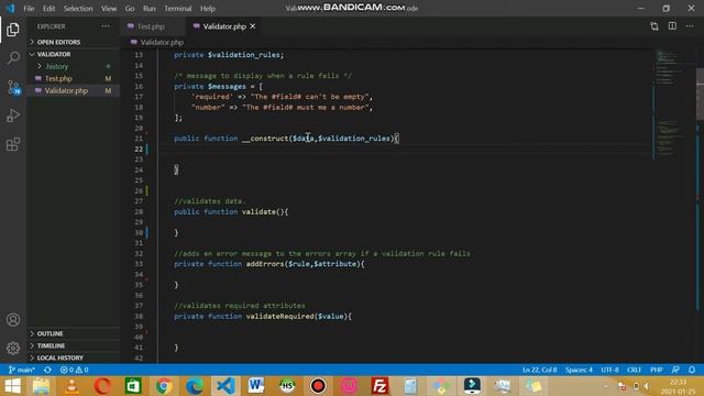 PHP OOP real world class example prt1 смотреть онлайн
