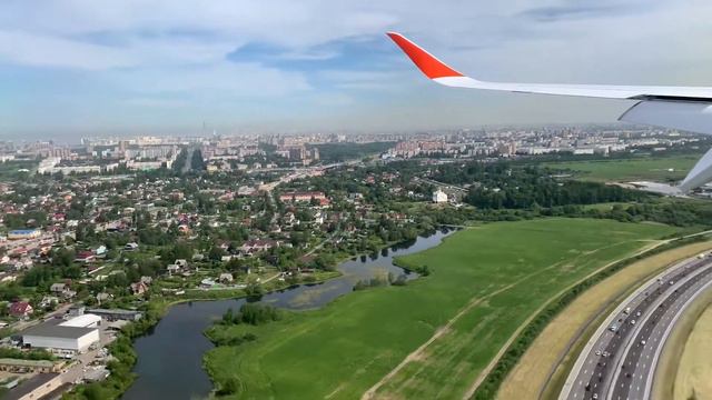 A350-900 VP-BXA Aeroflot landing SVO-LED 05.06.2021 смотреть онлайн