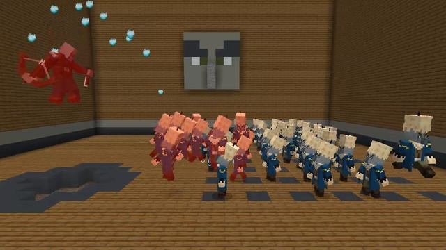 1 MUTANT CREATURE vs 100 OLD MOBS in Minecraft Mob Battle смотреть онлайн