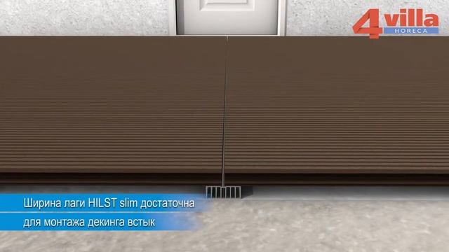 Алюминиевая лага HILST Слим для террасной доски