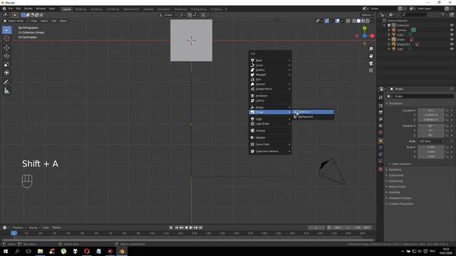 Референс в блендер. Фоновое изображение Blender (быстро)
