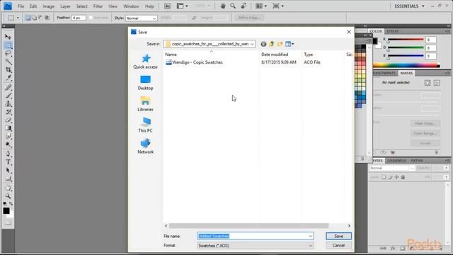 Mastering Clip Studio : Importing a Color Set from Photoshop | packtpub.com смотреть онлайн