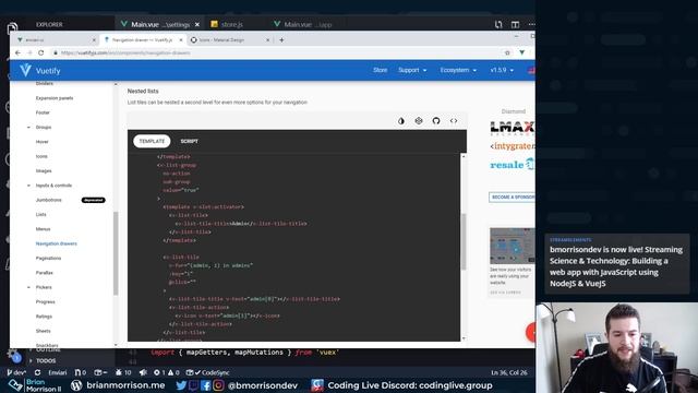 Building a web app with JavaScript using NodeJS and VueJS смотреть онлайн