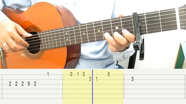 Lenka Trouble Is A Friend Guitar Lesson Melody Tab Tutorial (Slow Tempo) Guitar Lesson for Beginner смотреть онлайн