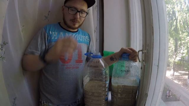 #дендробена готовим корм день143 ЭМконтейнер из баклажки, дешево доступно для анаэробной ферментаци смотреть онлайн