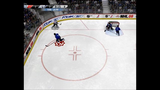 NHL 08 PC Gameplay 1080p: Stanleycup La Kings : New Jersey Devils (Finale)
