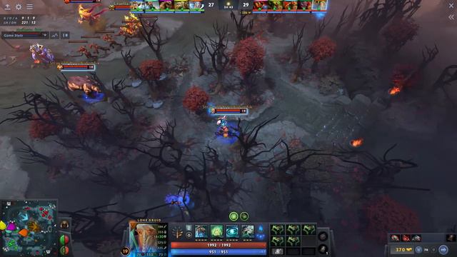 Бесконечное золото Lone Druid 7.37 Dota2