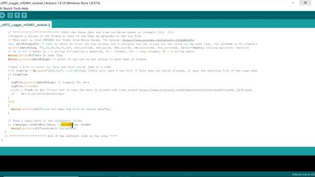 nRF24L01 Telemetry with Arduino Data Logger Shield with RTC Time Stamp || Demo 3 of 4 смотреть онлайн