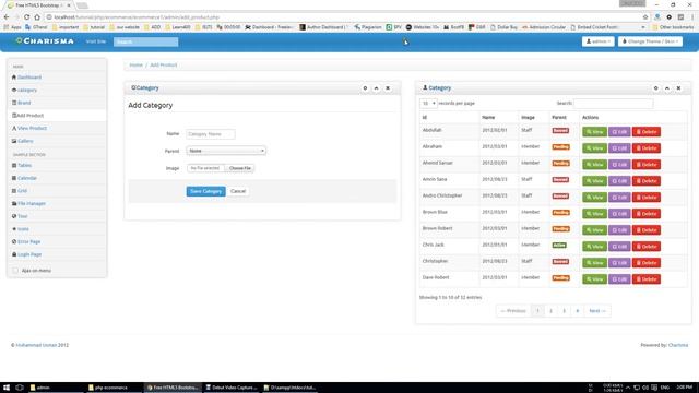 Step by step create an eCommerce website using php ecommerce #20 admin смотреть онлайн