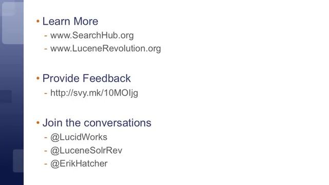 Webinar: Lucene/Solr 4 -- A Revolution in Enterprise Search Technology смотреть онлайн