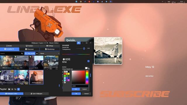 Полная кастомизация без Rainmeter с помощью Wallpaper Engine | Как кастомизировать пк без rainmeter смотреть онлайн