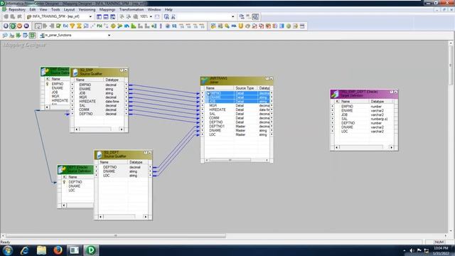 Joiner transformation and its types of Joins смотреть онлайн