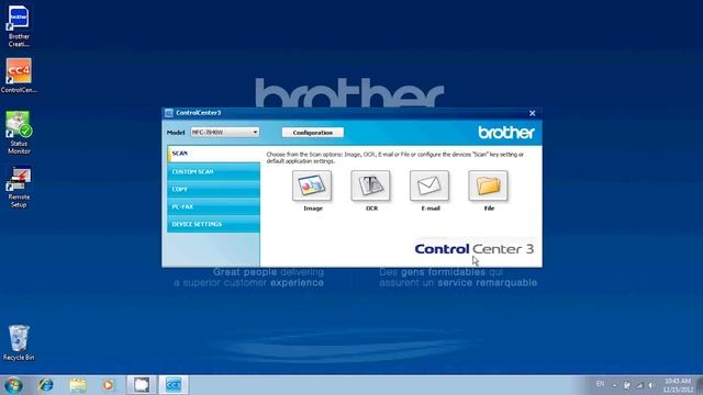 How Scan Using OCR on the Brother Multi-Function Center Printer смотреть онлайн