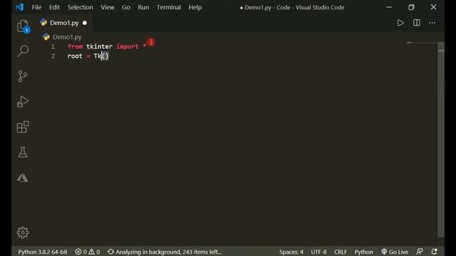 01 Create GUI Screen | Tkinter Module | Python | Hindi смотреть онлайн