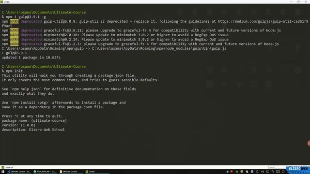 [Arabic] Ultimate Front-End Course #004 - Setup Gulp And Packages Part 1 смотреть онлайн