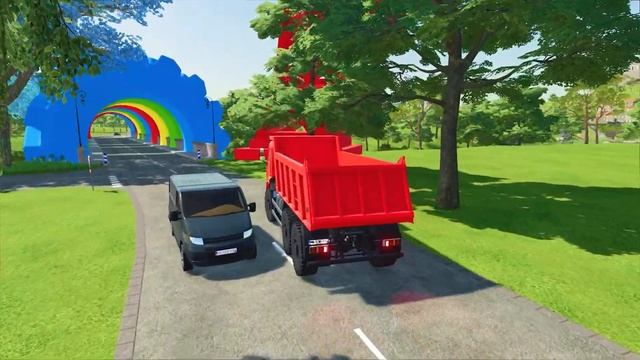 VOLKSWAGEN, DACIA, CHEVROLET POLICE CARS & AMBULANCE, FIRE DEPARTMENT TRANSPORTING! FS22 смотреть онлайн