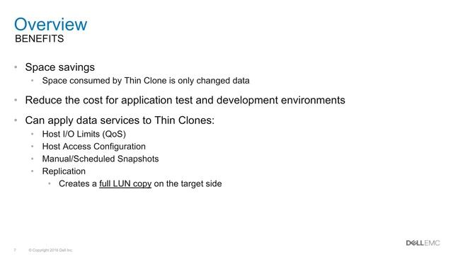 Dell EMC Unity - Snapshots and Thin Clones смотреть онлайн