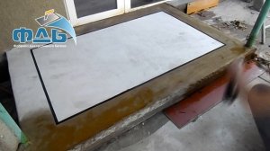 Мраморная ступенька из бетона. Обучающее видео.