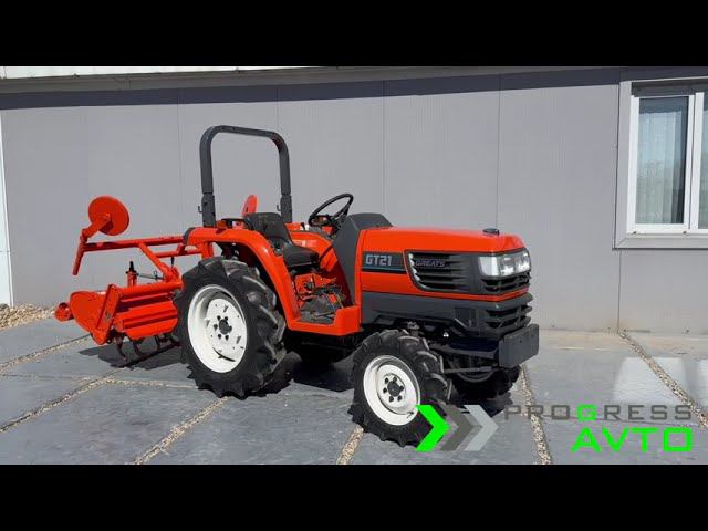 Kubota GT 21 Минитрактор японский Kubota с ПСМ, Почвенная фреза RL-160 T, в Екатеринбурге смотреть онлайн