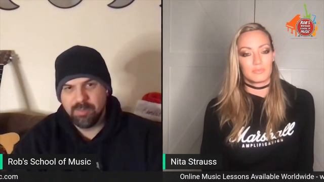 Nita Strauss Interview | Rob's School of Music смотреть онлайн